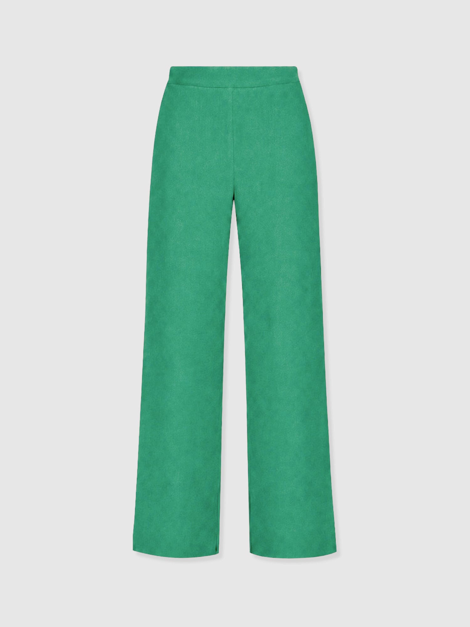 Corinne Wide Leg Linen Pant - Green