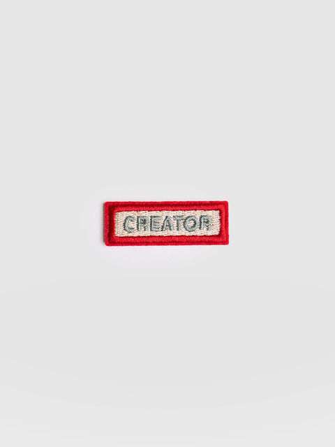 Creator Sticker Badge - Cream - Women's Accessories | Saint + Sofia® EU