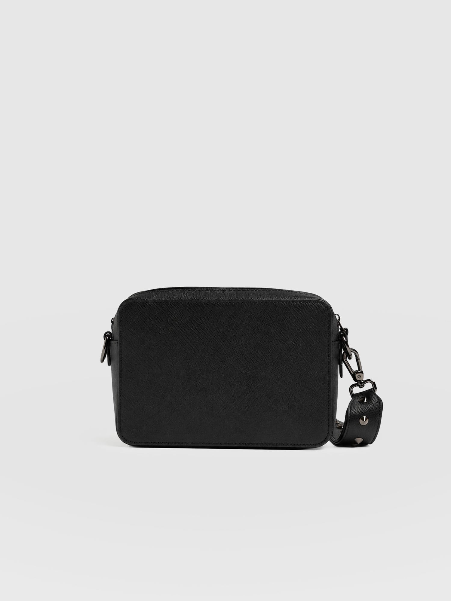 Cross Body Bag Black Studded - Women's Cross Body Bag | Saint + Sofia® EU