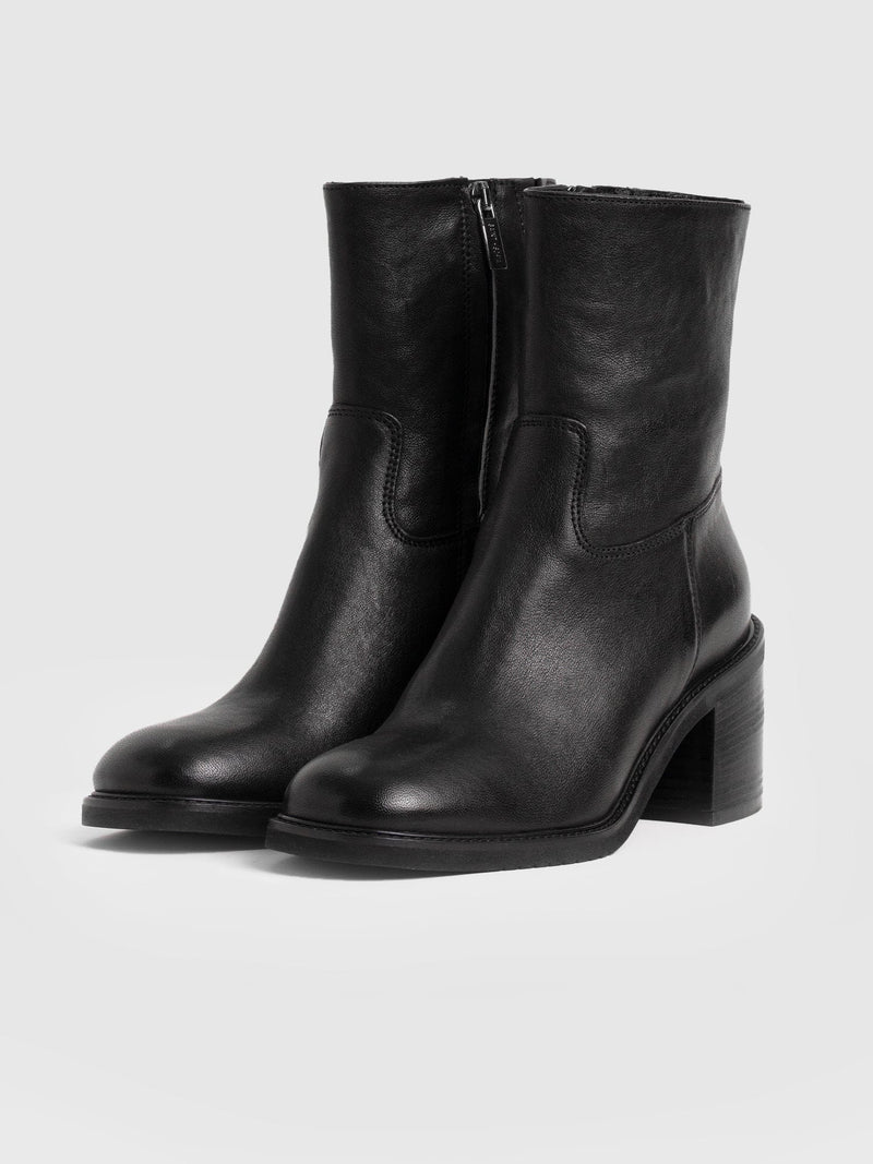 Dakota Ankle Boot - Black - Women's Shoes | Saint + Sofia® EU