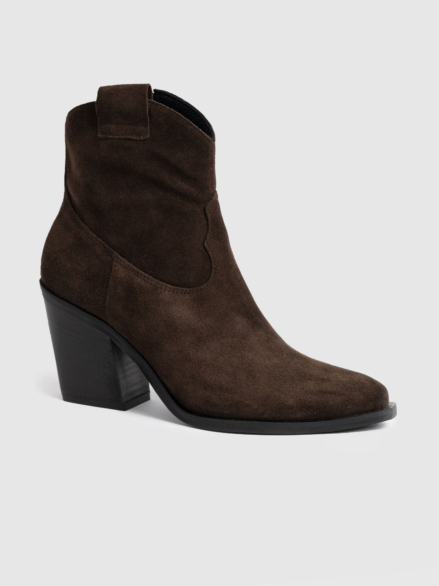 Dallas Mid Boot - Chocolate - Women's Shoes | Saint + Sofia® EU