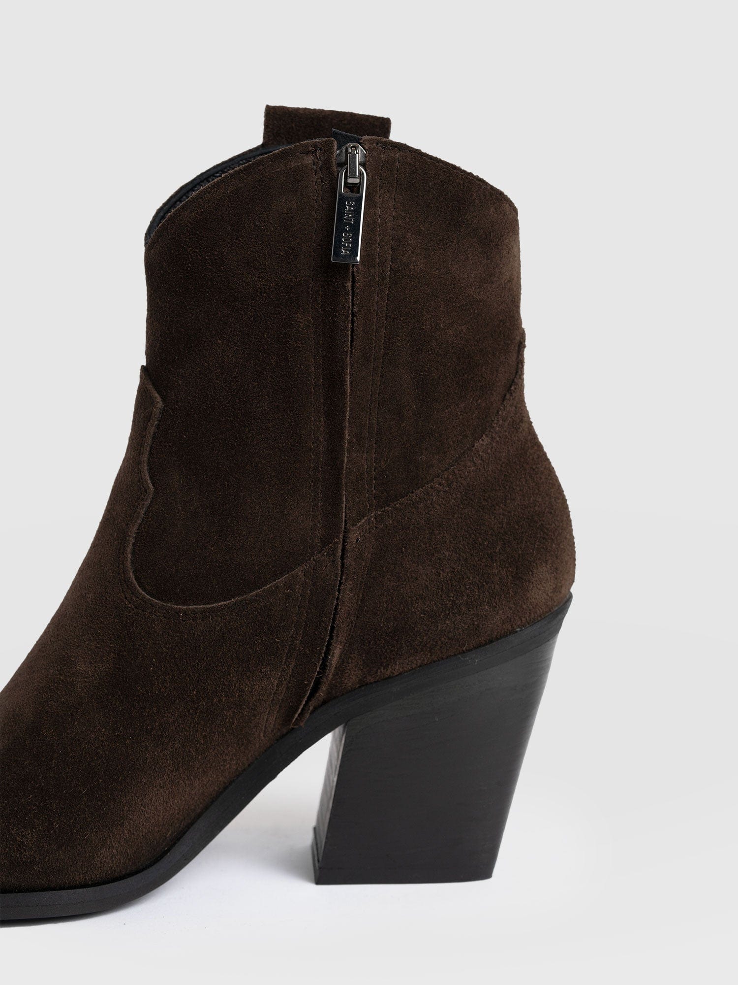 Dallas Mid Boot - Chocolate - Women's Shoes | Saint + Sofia® EU