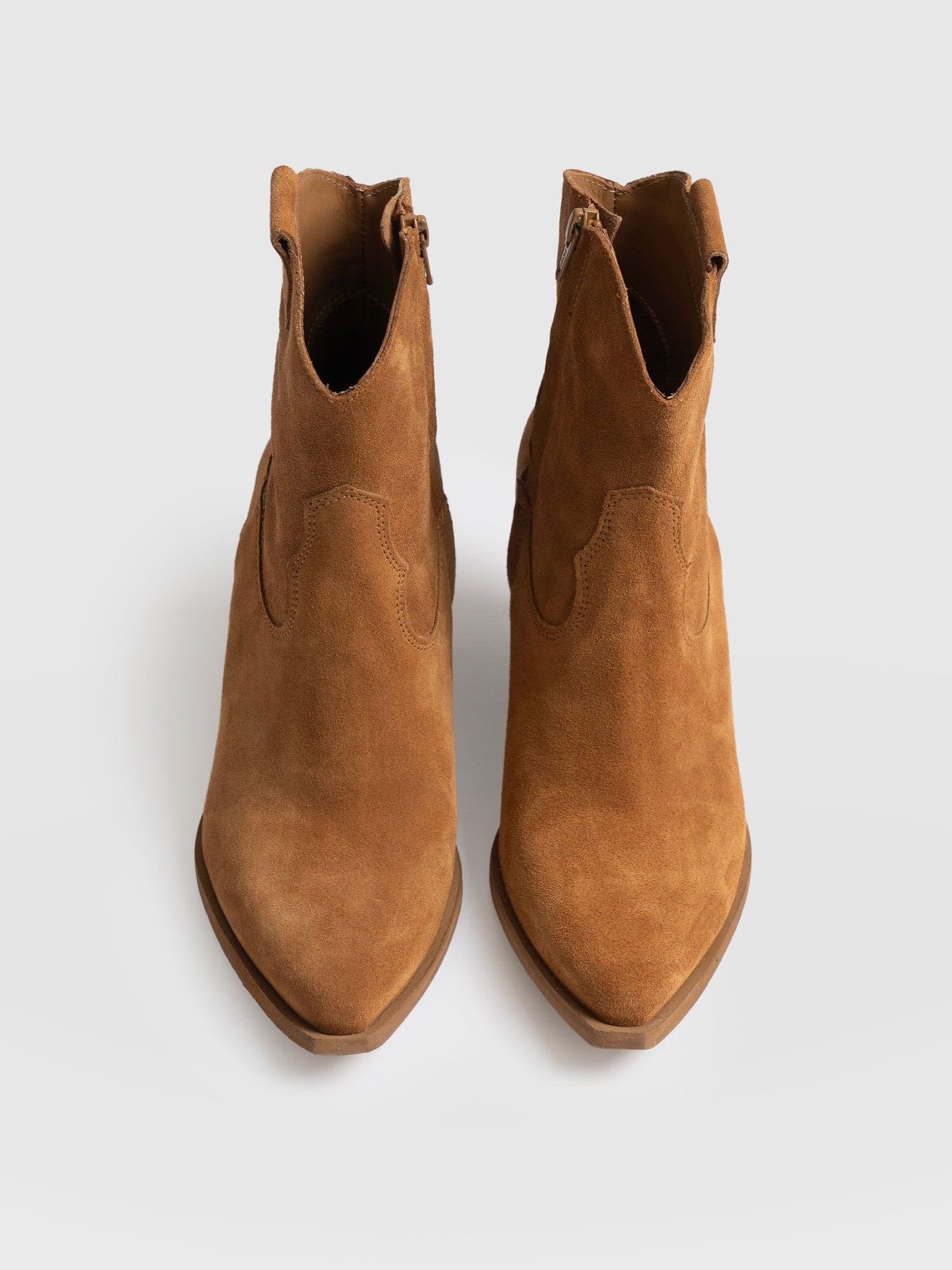 Dallas Mid Boot Tan - Women's Leather Boots | Saint + Sofia® EU