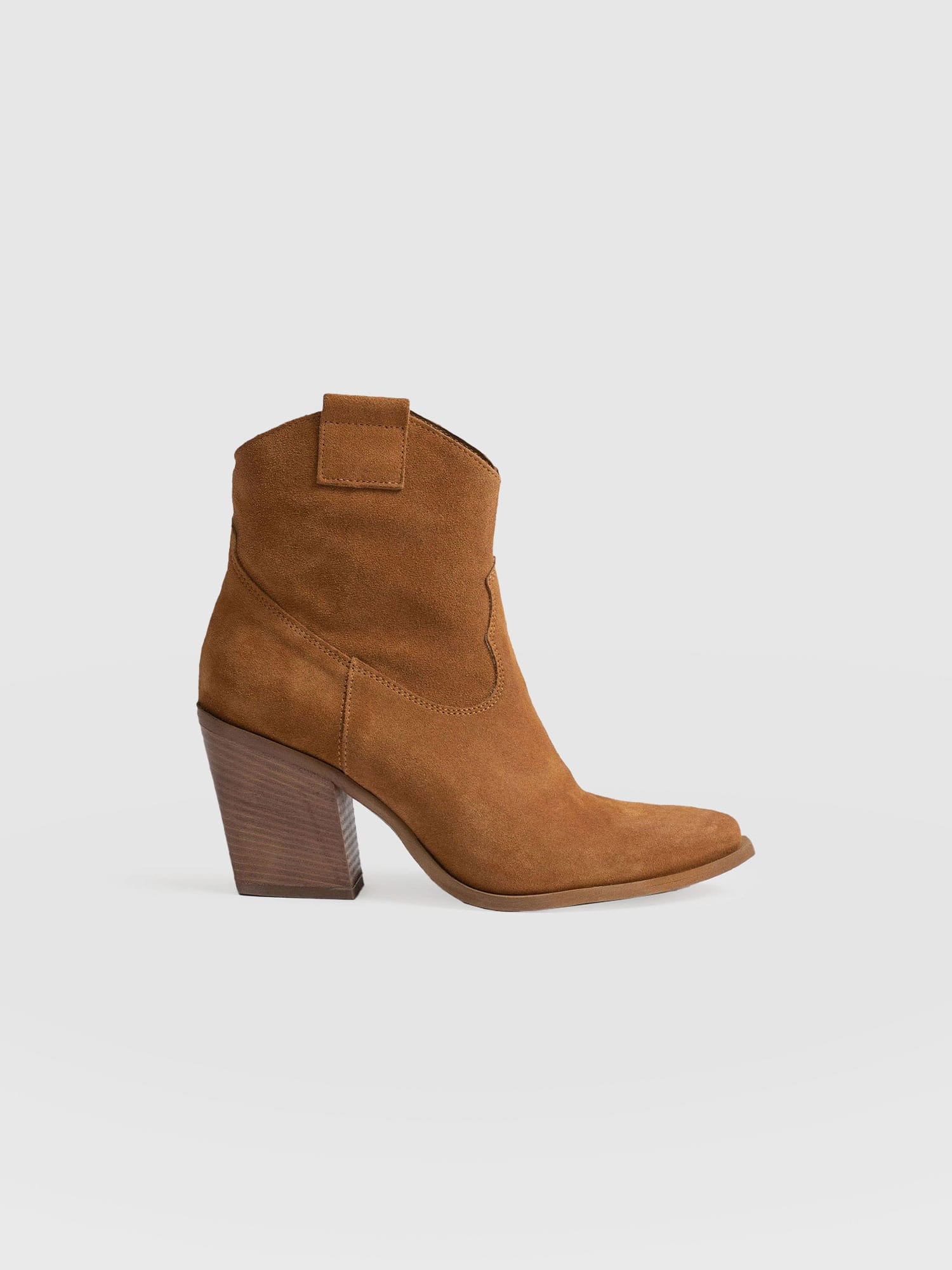 Dallas Mid Boot Tan - Women's Leather Boots | Saint + Sofia® EU
