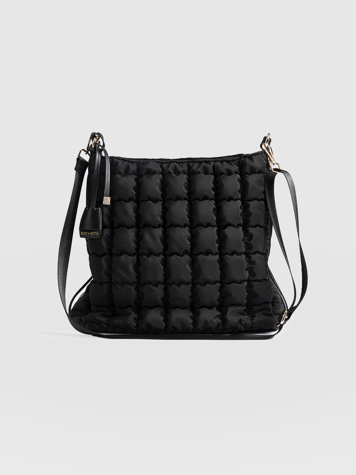 Darcey Puff Tote Bag Black - Women's Tote Bags | Saint + Sofia® EU