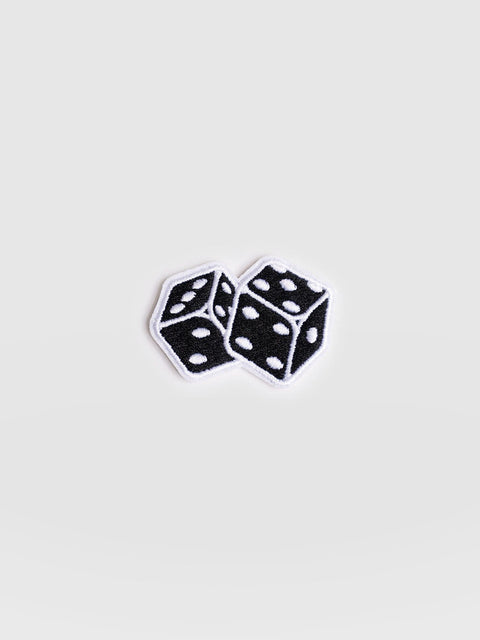 Dice Sticker Badge - Black - Women's Accessories | Saint + Sofia® EU
