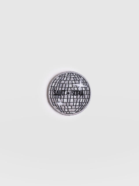 Disco Ball Sticker Badge - Grey - Women's Accessories | Saint + Sofia® EU