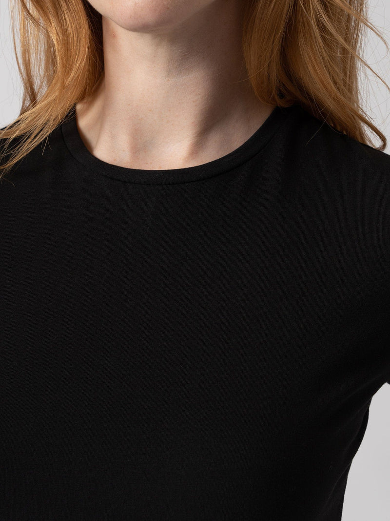 Easy Tee Black - Women's T-Shirts | Saint + Sofia® EU