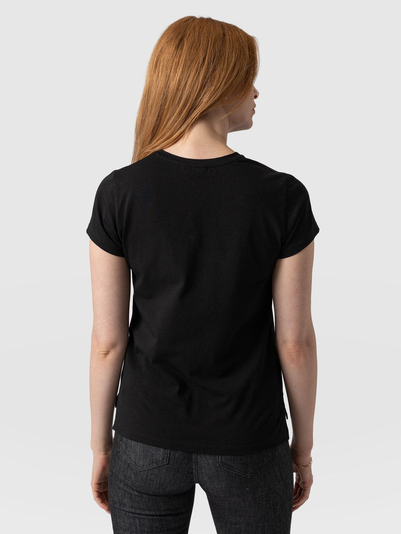Easy Tee Black - Women's T-Shirts | Saint + Sofia® EU
