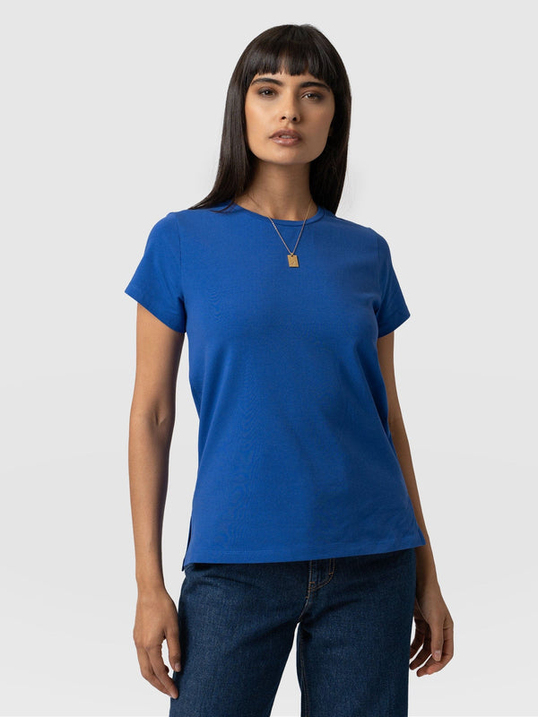 Easy Tee Cobalt Blue - Women's T-Shirts | Saint + Sofia® EU