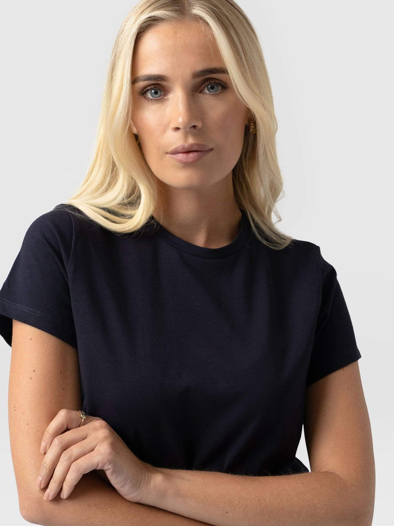 Easy Tee Navy - Women's T-Shirts | Saint + Sofia® EU