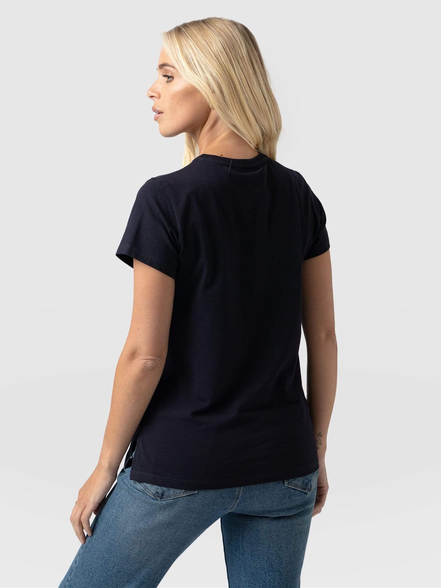 Easy Tee Navy - Women's T-Shirts | Saint and Sofia® EU