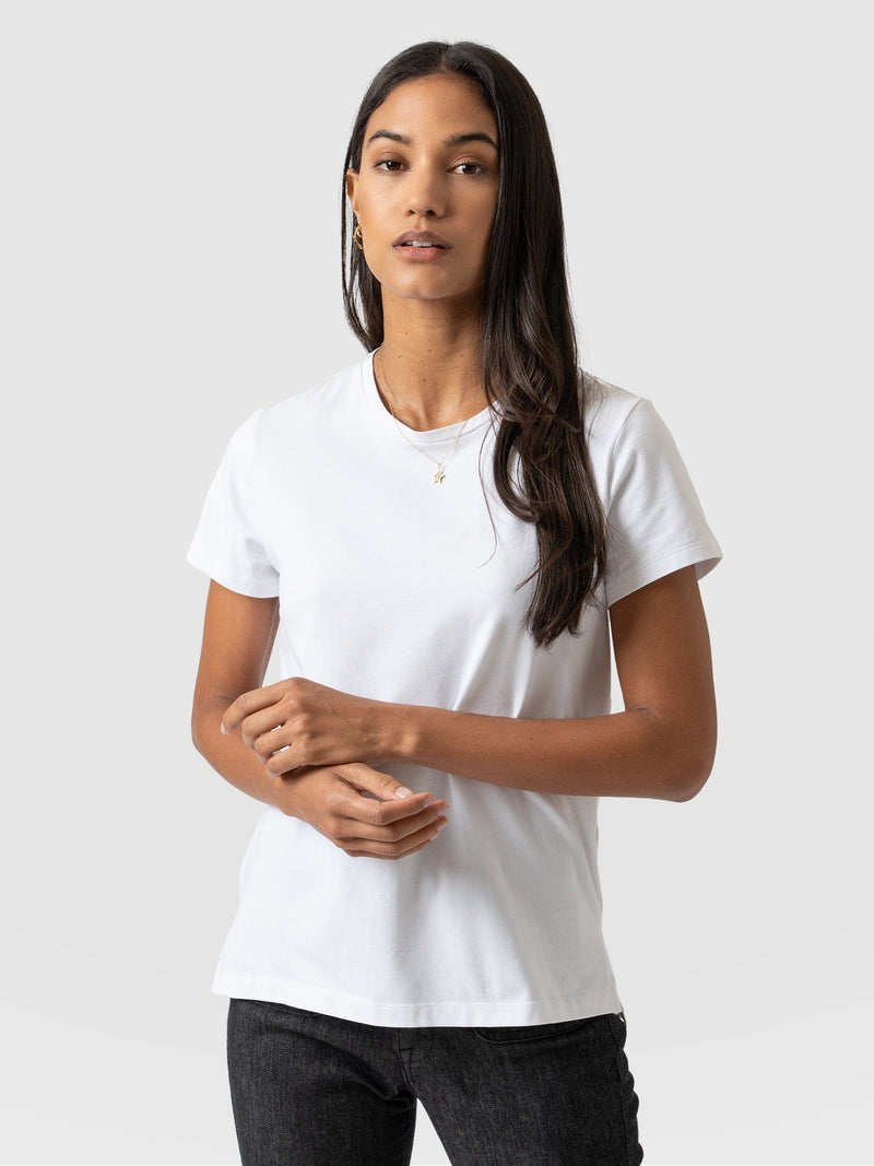 Easy Tee White - Women's T-Shirts | Saint + Sofia® EU