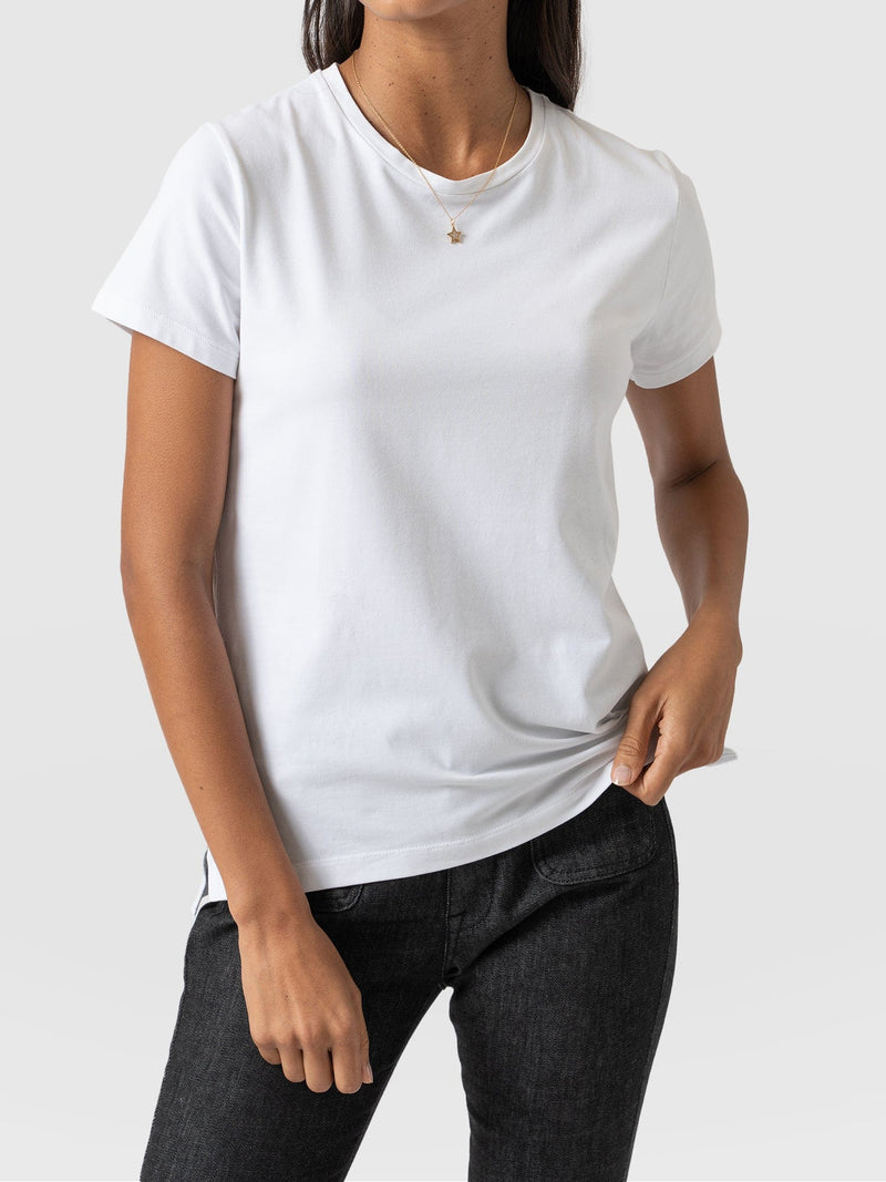 Easy Tee White - Women's T-Shirts | Saint + Sofia® EU