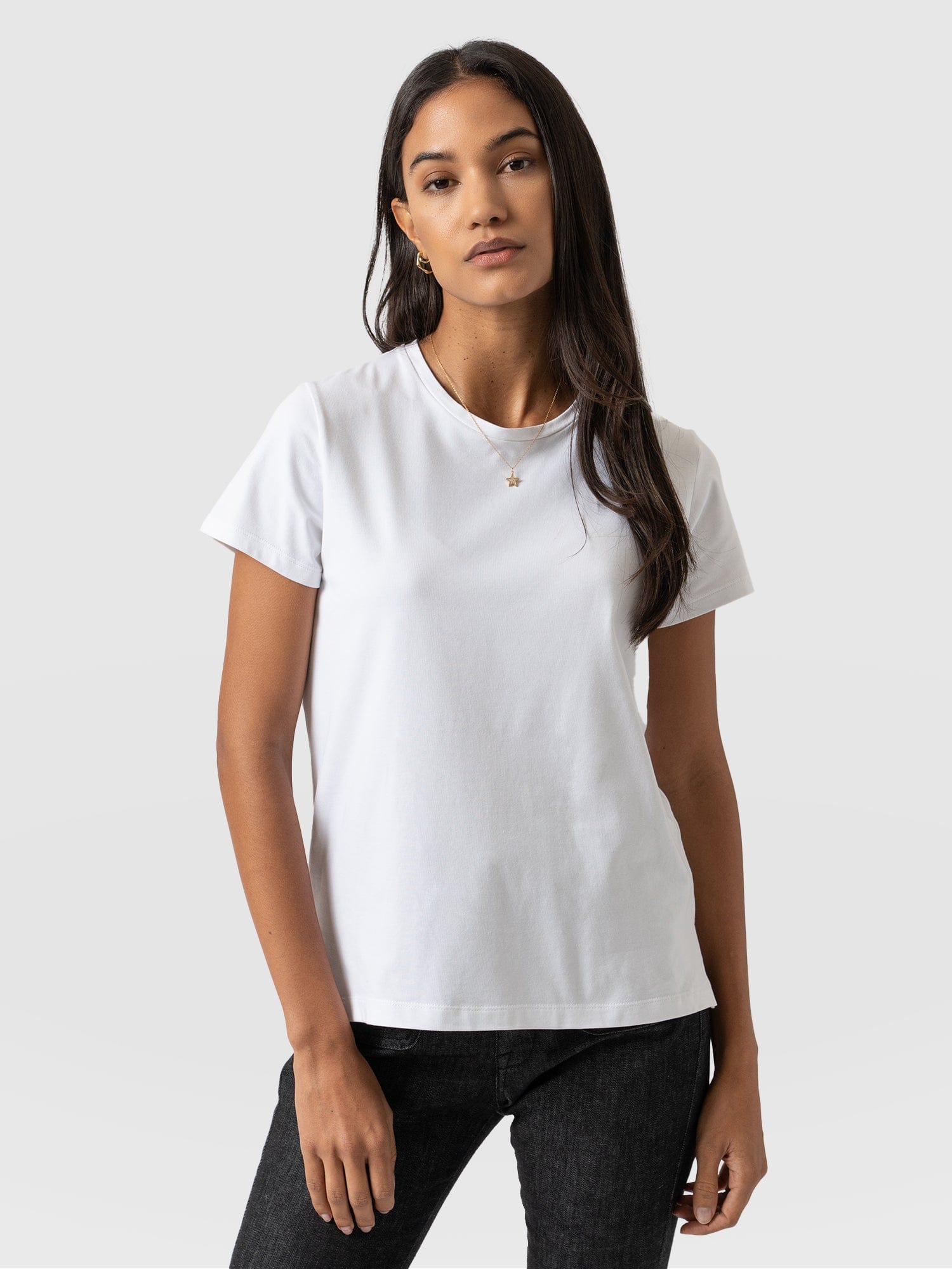 Easy Tee White - Women's T-Shirts | Saint + Sofia® EU