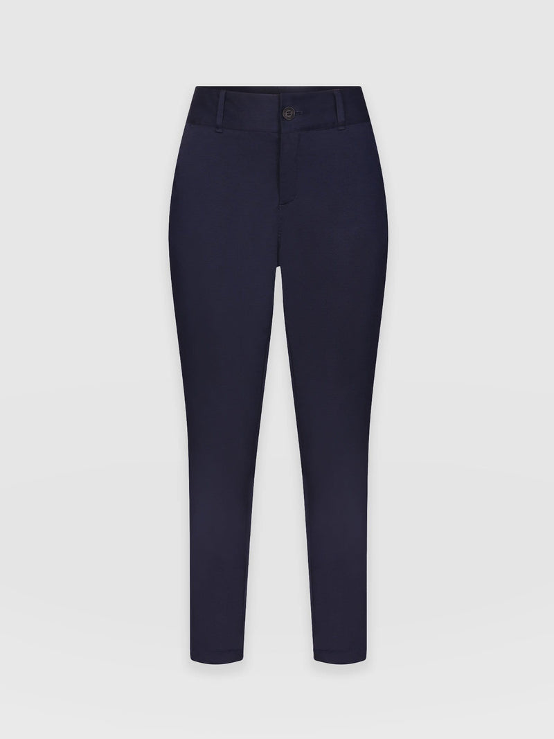 Eden Chino Navy - Women's Trousers | Saint + Sofia® EU