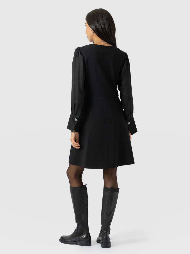 Ella Fit & Flare Dress - Black - Women's Dresses | Saint + Sofia® EU