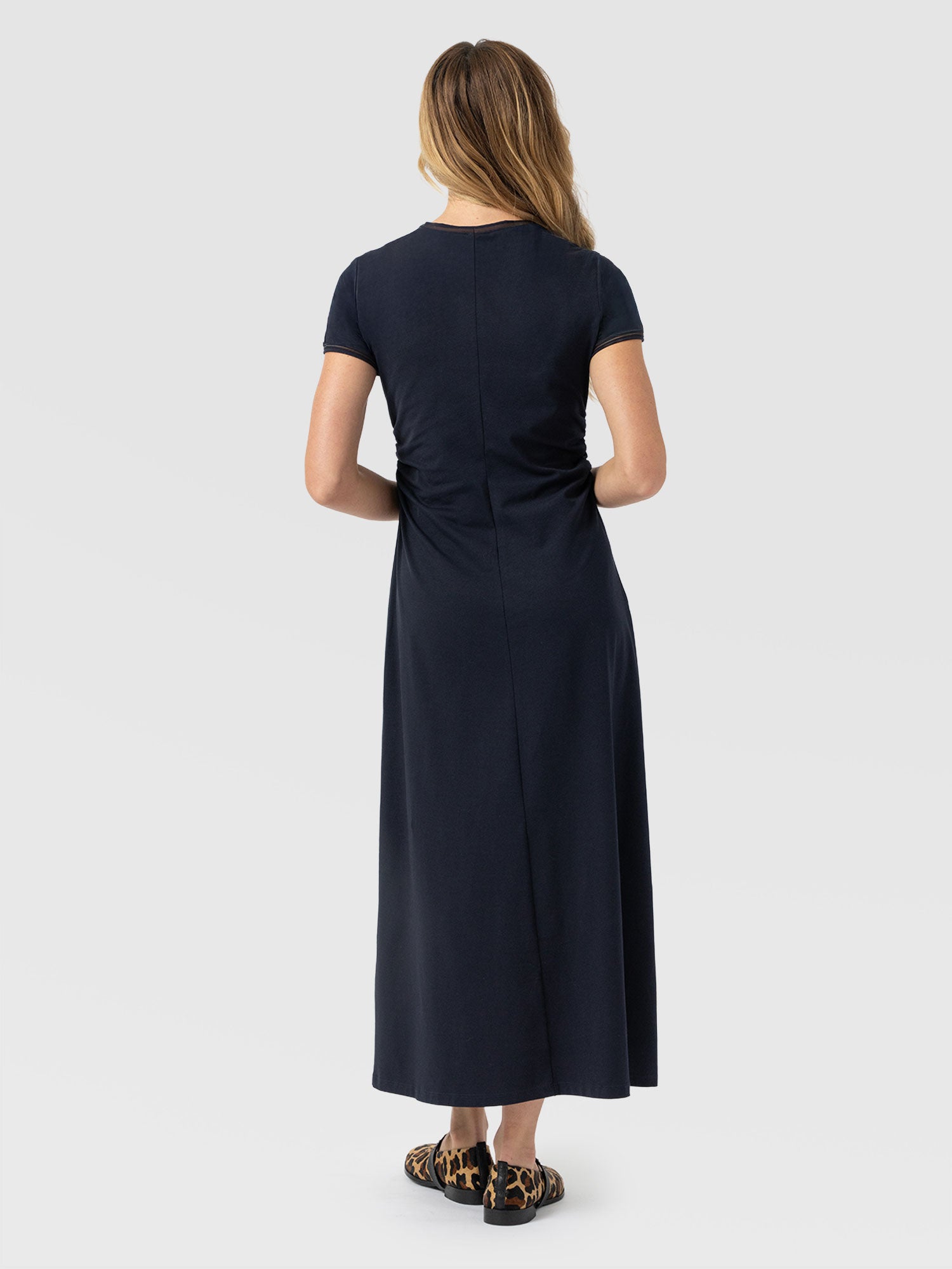 Ellen Piping Dress - Navy - Women's Dresses | Saint + Sofia® EU