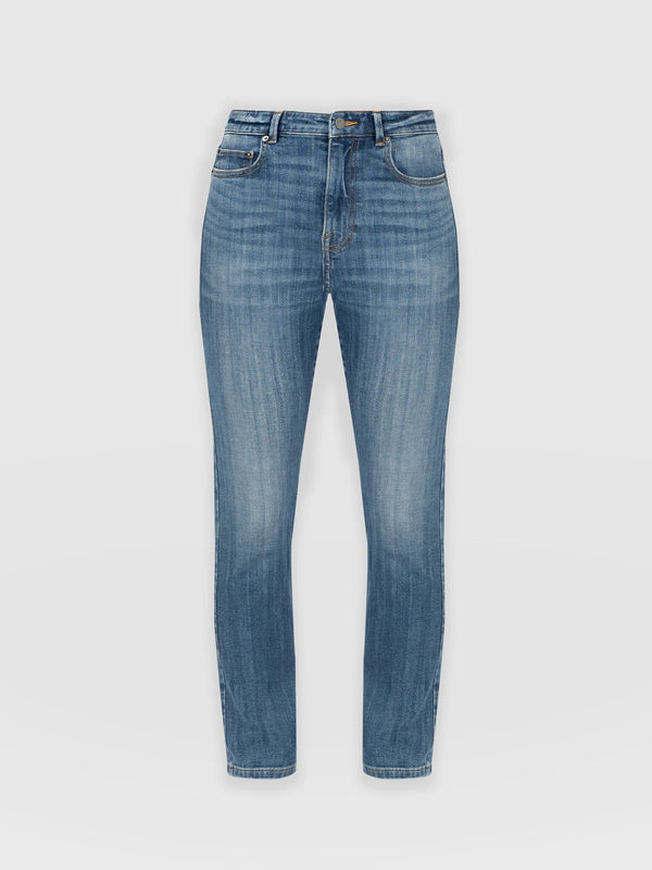 Emma Straight Leg Jeans Mid Blue - Women's Jeans | Saint + Sofia® EU