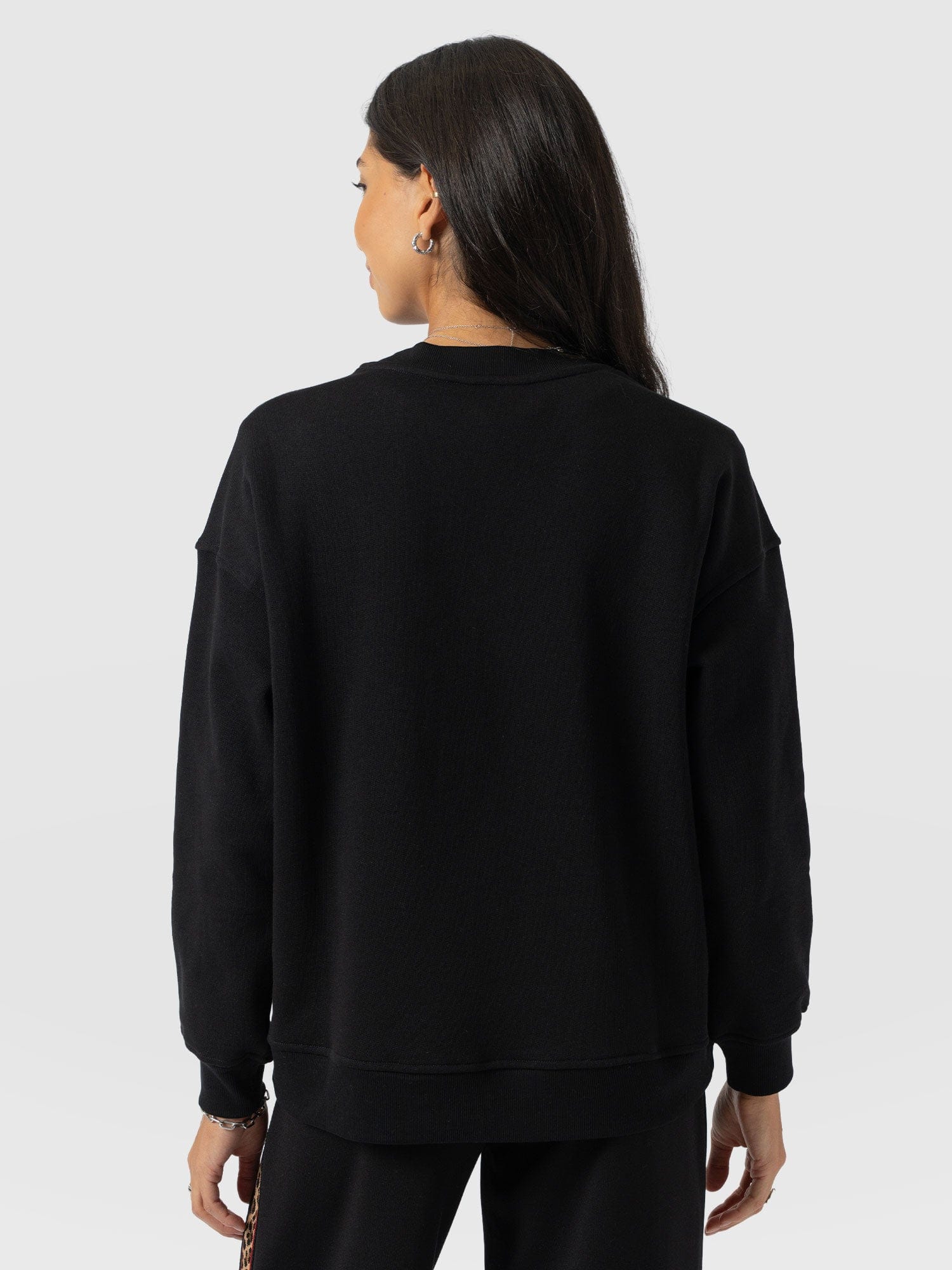 Victory Sweatshirt - Black - Leopard - Women's Jumpers | Saint + Sofia® EU