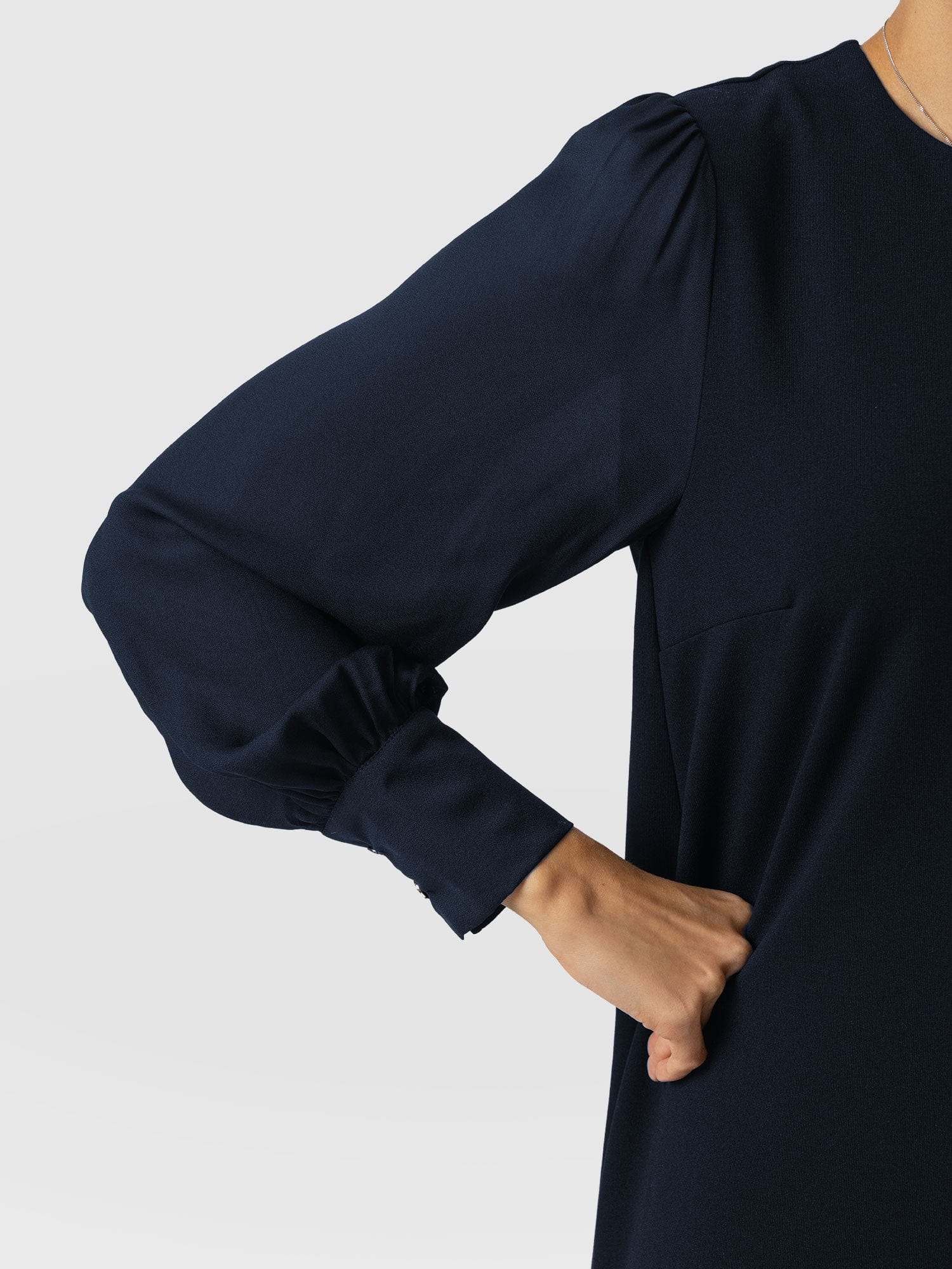 Esme Zip Up Dress Navy - Women's Dresses | Saint + Sofia® EU