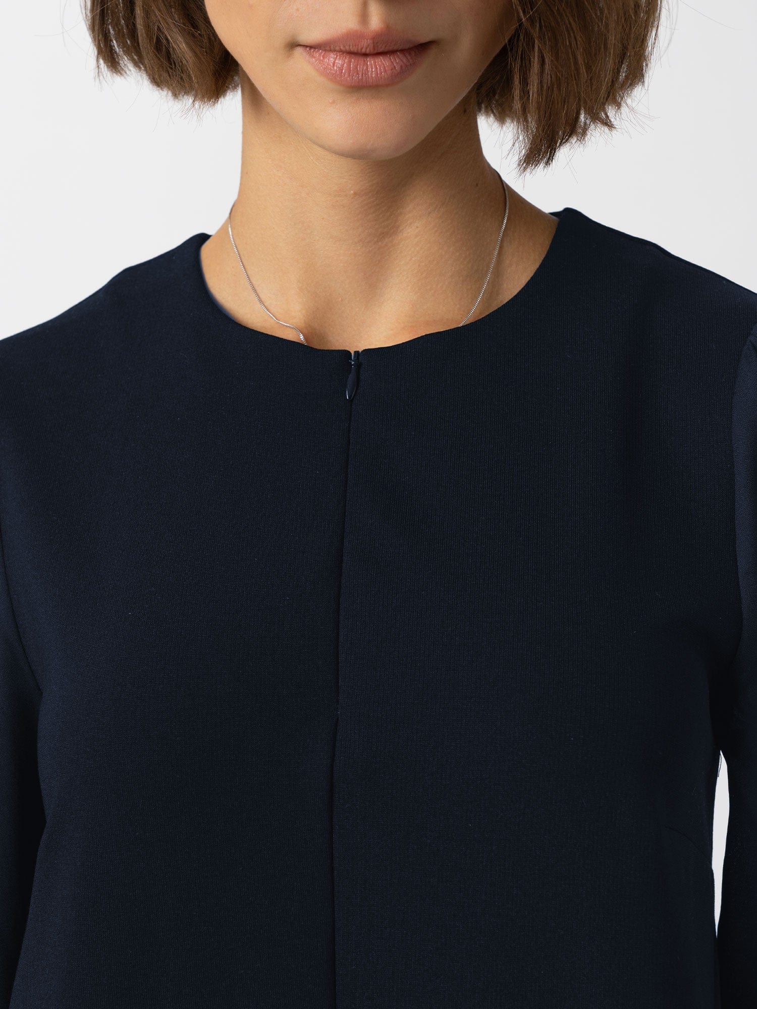 Esme Zip Up Dress Navy - Women's Dresses | Saint + Sofia® EU