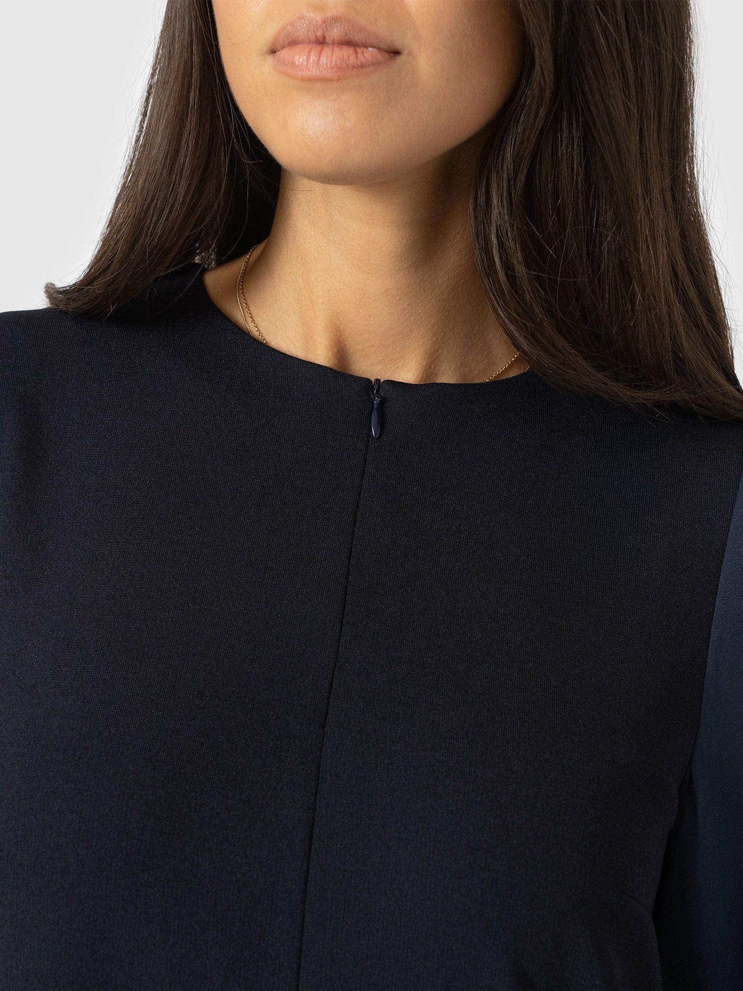 Esme Zip Up Dress Navy - Women's Dresses | Saint + Sofia® EU