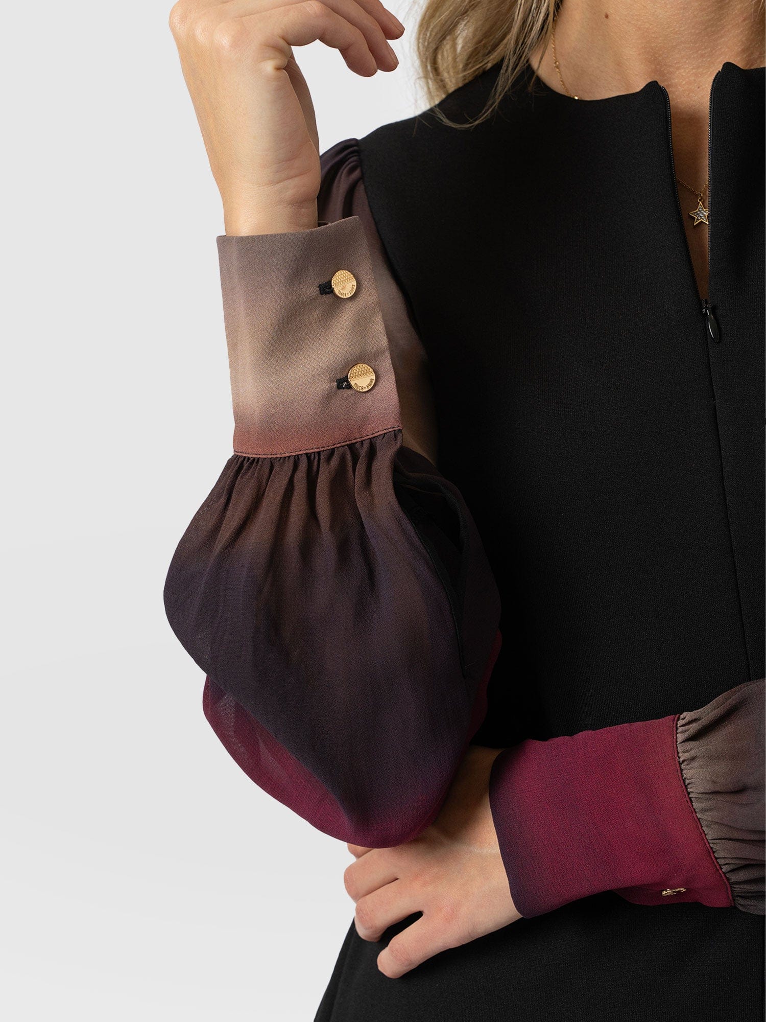 Esme Zip Up Dress - Purple Gradient - Women's Dresses | Saint + Sofia® EU