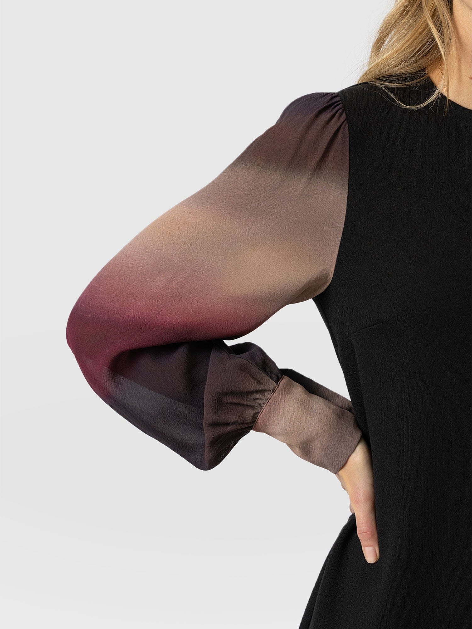 Esme Zip Up Dress - Purple Gradient - Women's Dresses | Saint + Sofia® EU