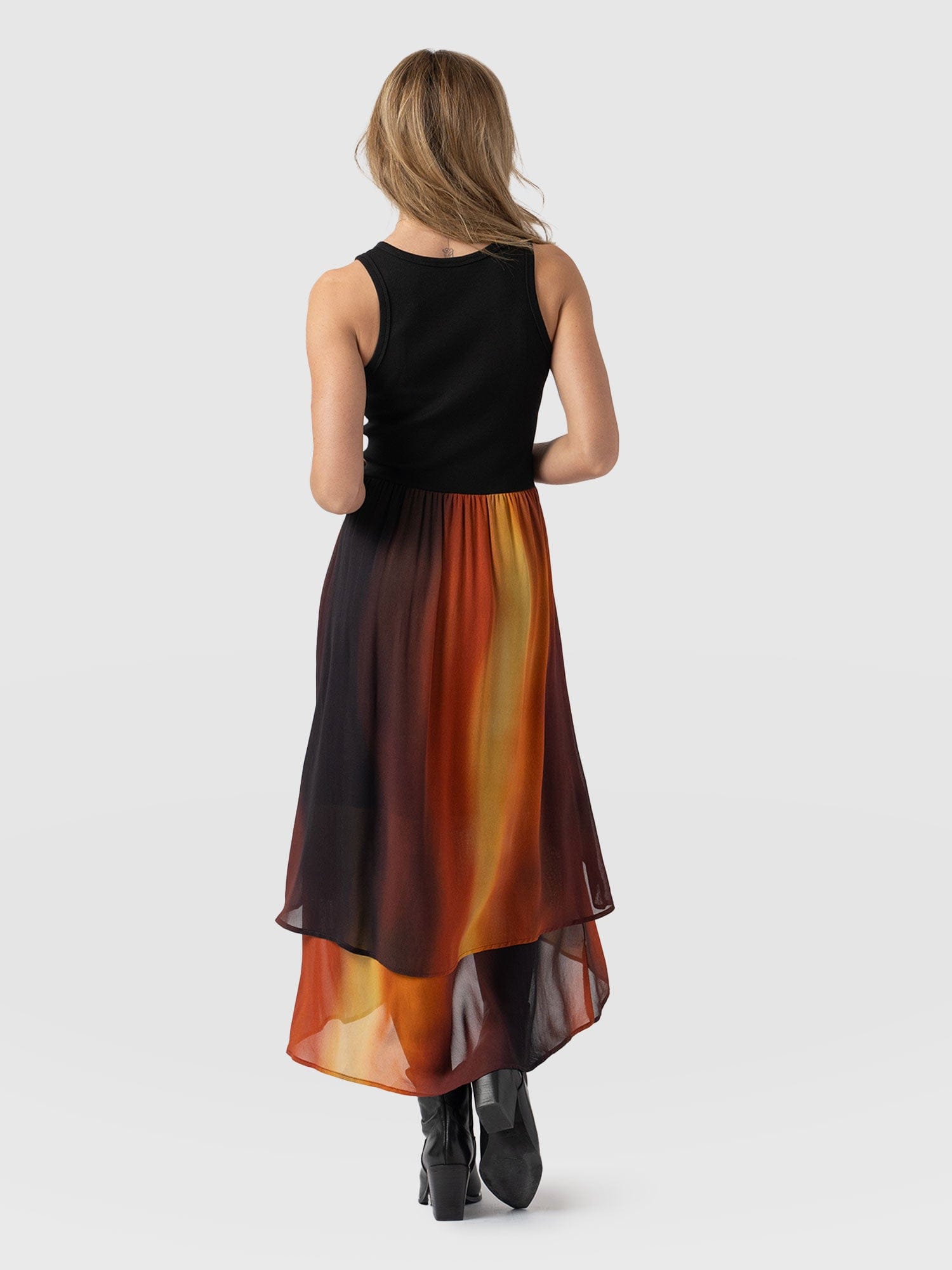 Etta Layered Dress Amber Gradient - Women's Skirts | Saint + Sofia® EU