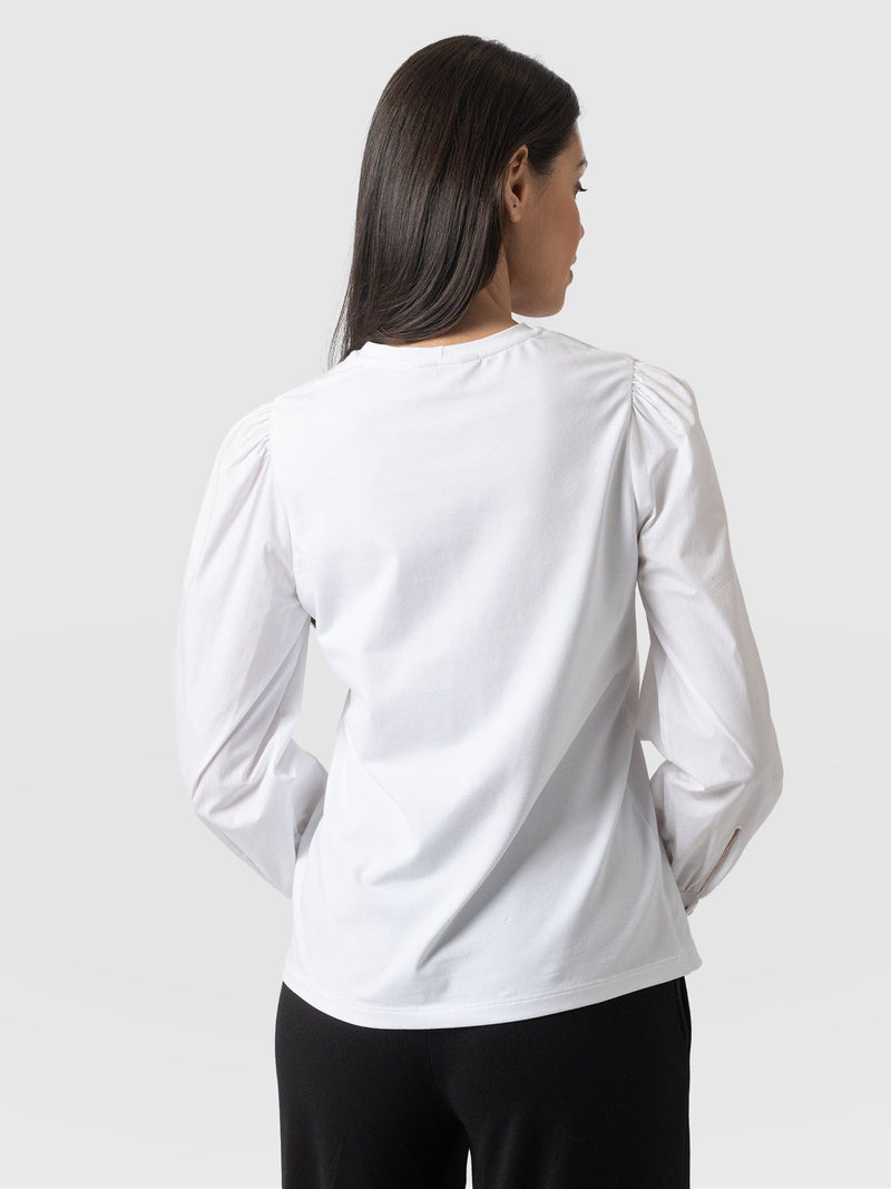 Eva Mock Shirt White - Women's Tops | Saint + Sofia® EU