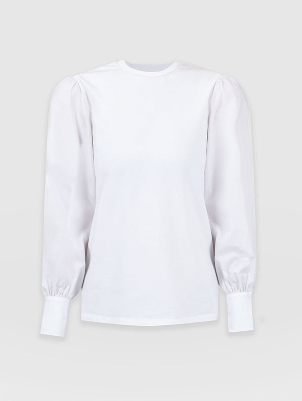 Eva Mock Shirt White - Women's Tops | Saint + Sofia® EU