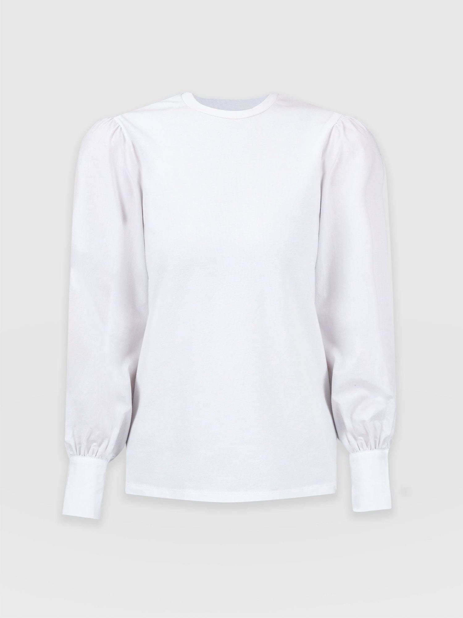 Eva Mock Shirt White - Women's Tops | Saint + Sofia® EU