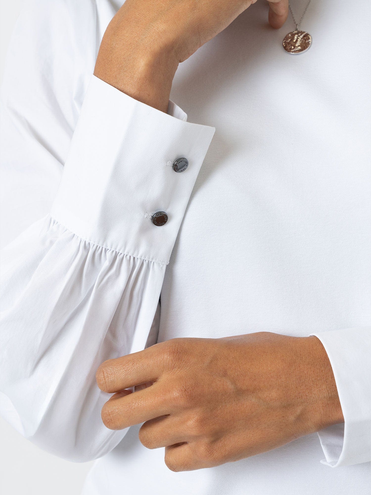 Eva Mock Shirt White - Women's Tops | Saint + Sofia® EU
