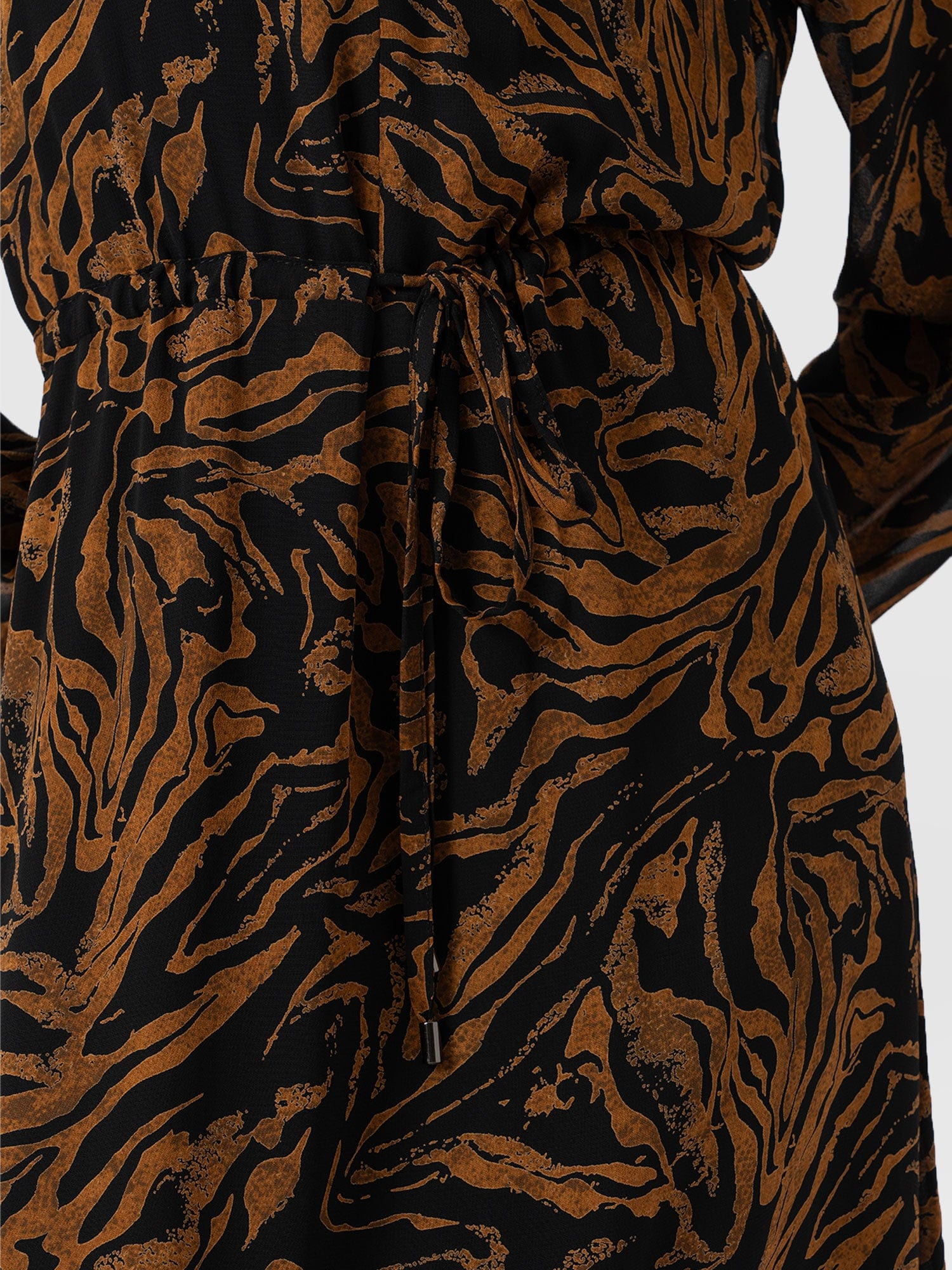 Evelyn High Low Dress - Brown Zebra - Women's Dresses | Saint + Sofia® EU