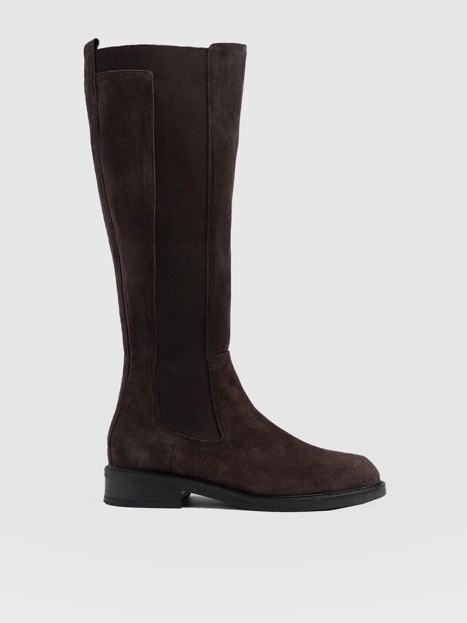 Evelyn Knee High Boot Brown - Women's Leather Boots | Saint + Sofia® EU