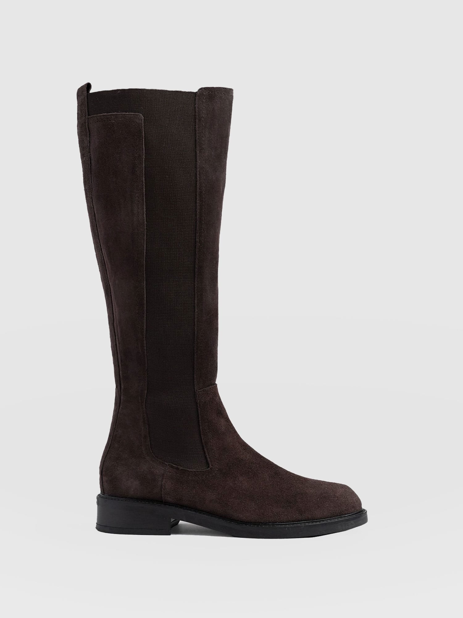 Evelyn Knee High Boot Brown - Women's Leather Boots | Saint + Sofia® EU