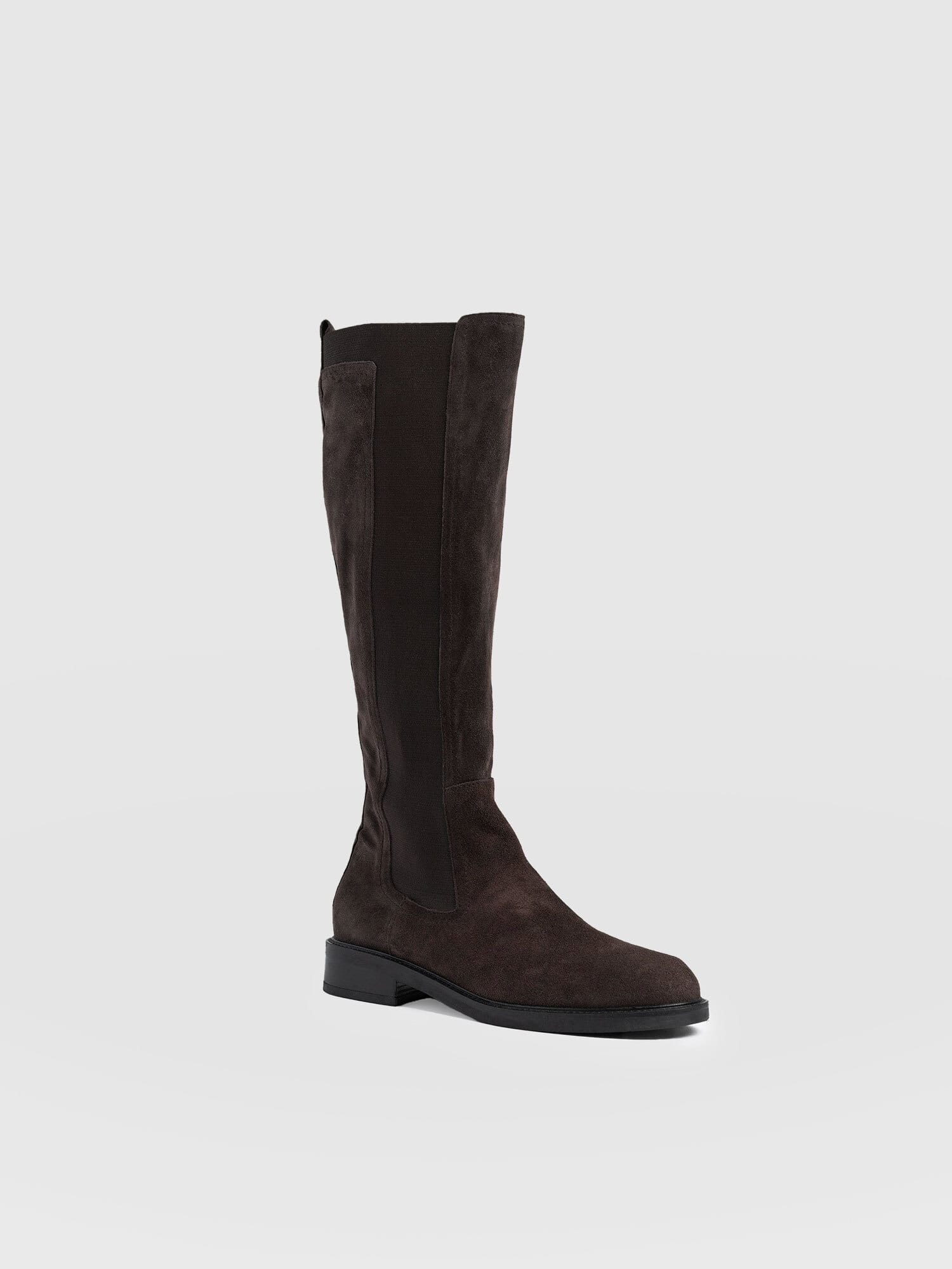Evelyn Knee High Boot Brown - Women's Leather Boots | Saint + Sofia® EU