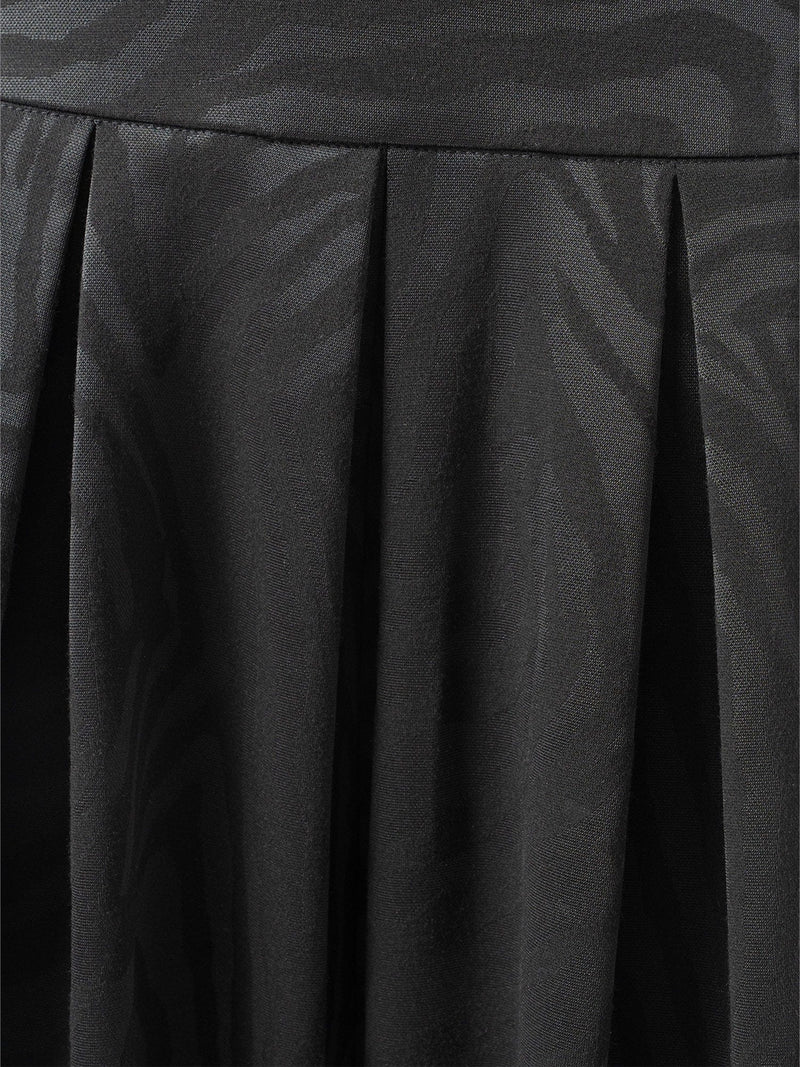 Everly Pleated Skirt Black Zebra  - Women's Skirts | Saint + Sofia® EU