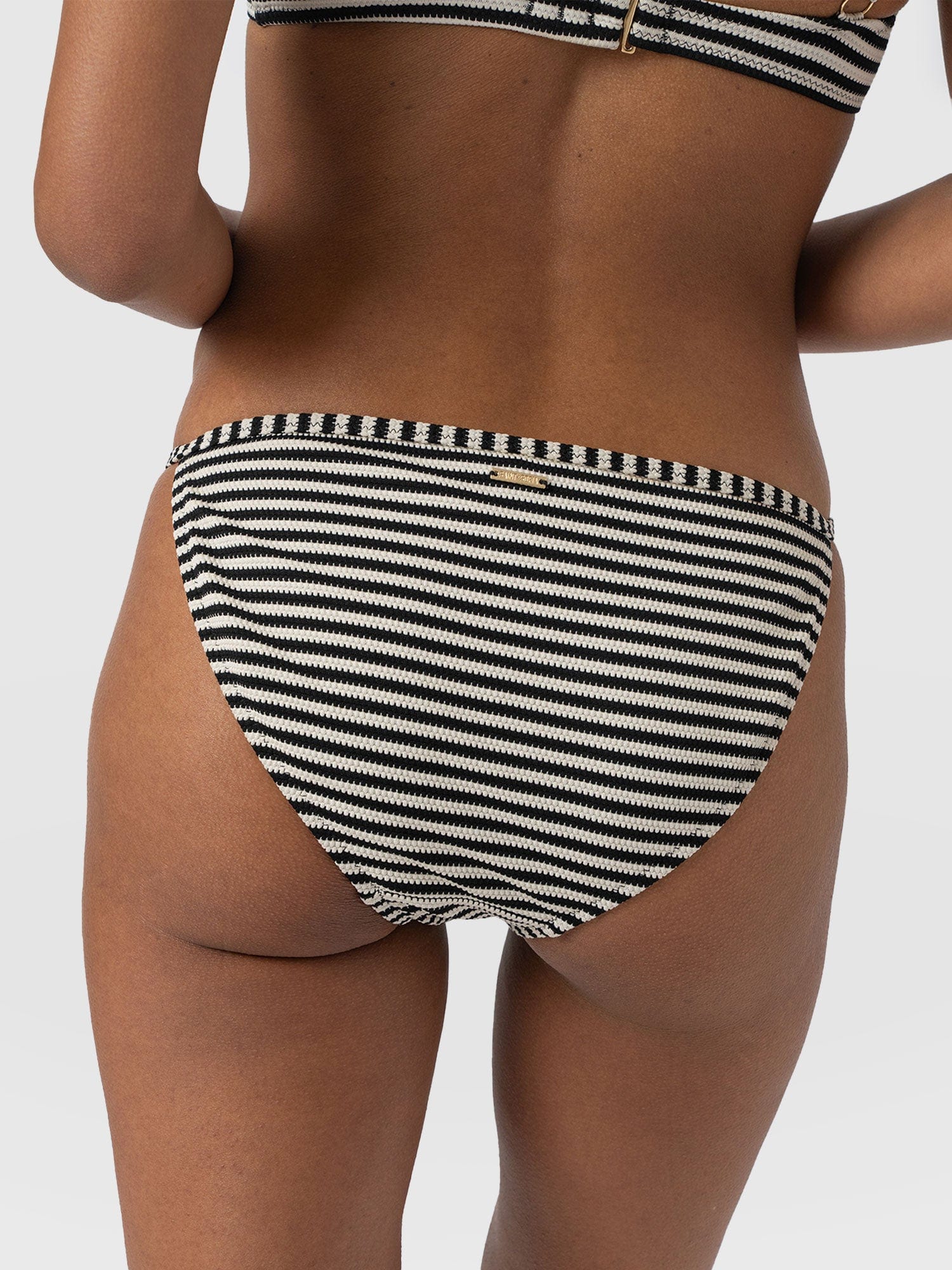 Faye Adjustable Bikini Bottom - Stripe - Women's Swimwear | Saint + Sofia® EU