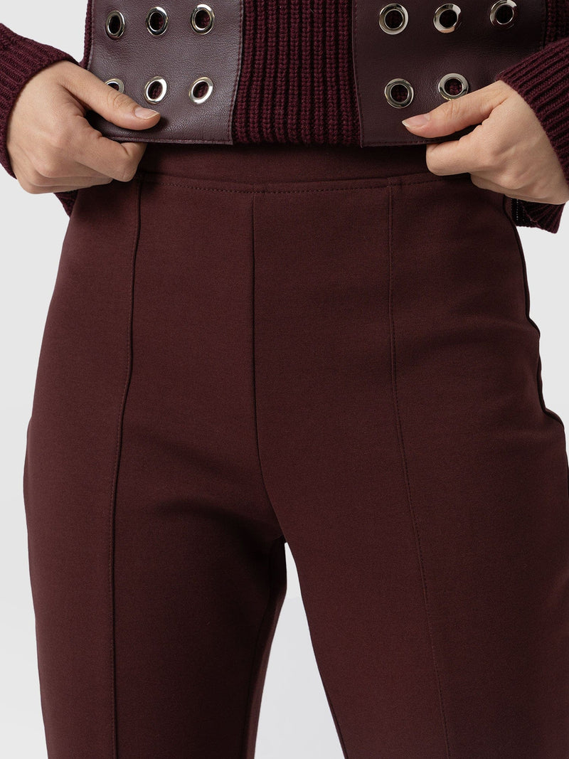 Fearne Fare Legging Maroon - Women's Leggings | Saint + Sofia® EU