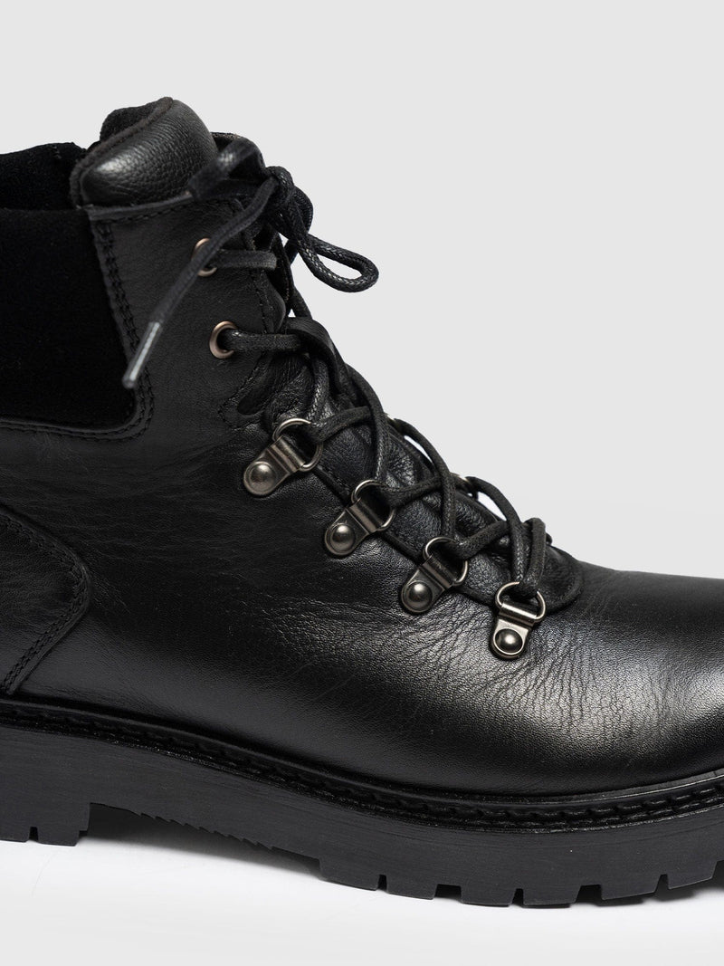 Finchley Hiking Boot Black - Women's Leather Boots |  Saint + Sofia® EU