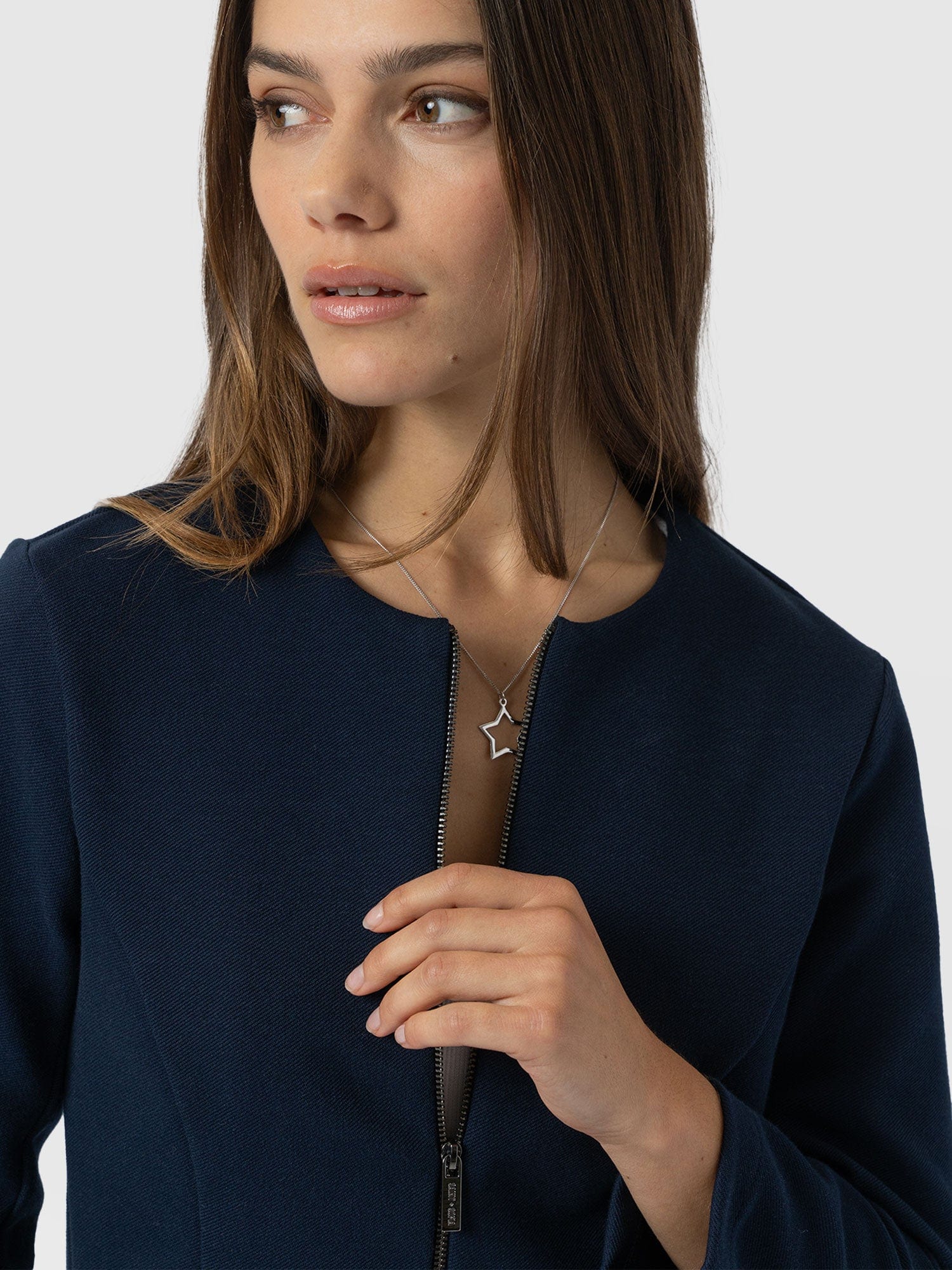 Florence Jacket - Navy Twill - Women's Jackets | Saint + Sofia® EU
