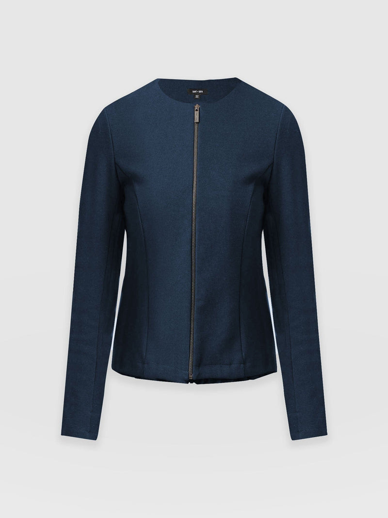 Florence Jacket - Navy - Women's Jackets | Saint + Sofia® EU