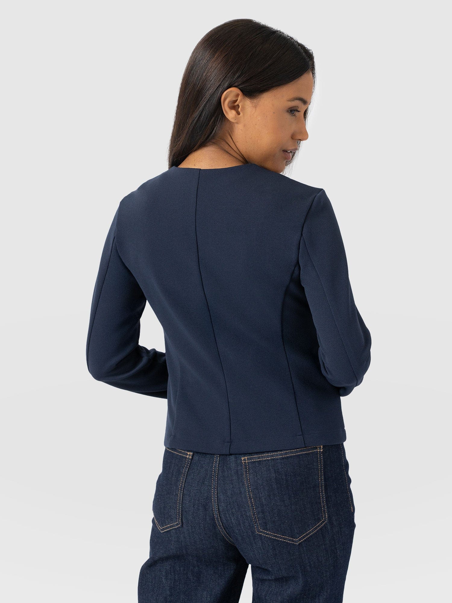 Florence Jacket - Navy - Women's Jackets | Saint + Sofia® EU