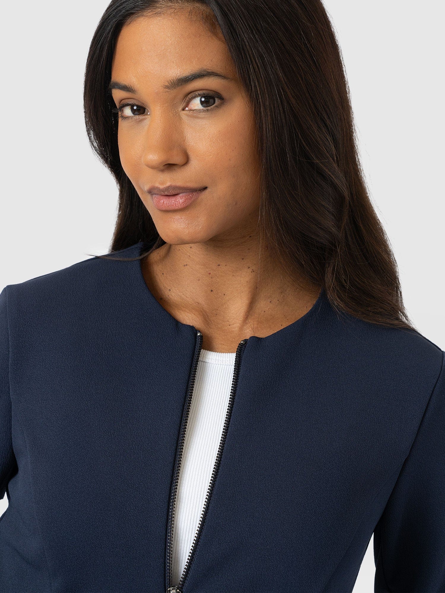 Florence Jacket - Navy - Women's Jackets | Saint + Sofia® EU