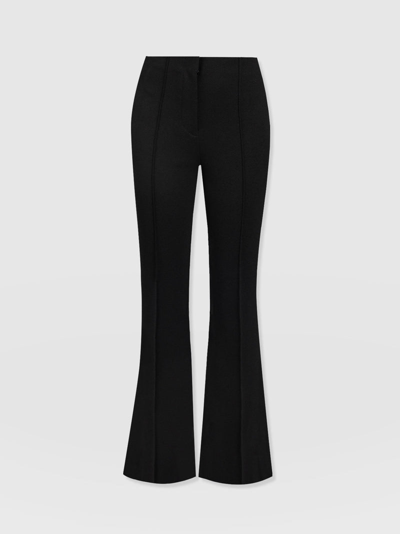 Freya Flared Trouser Black - Women's Trousers | Saint + Sofia® EU