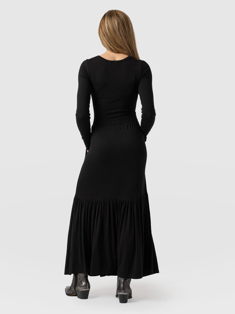 Greenwich Dress Black Sleeves - Women's Dresses | Saint + Sofia® EU