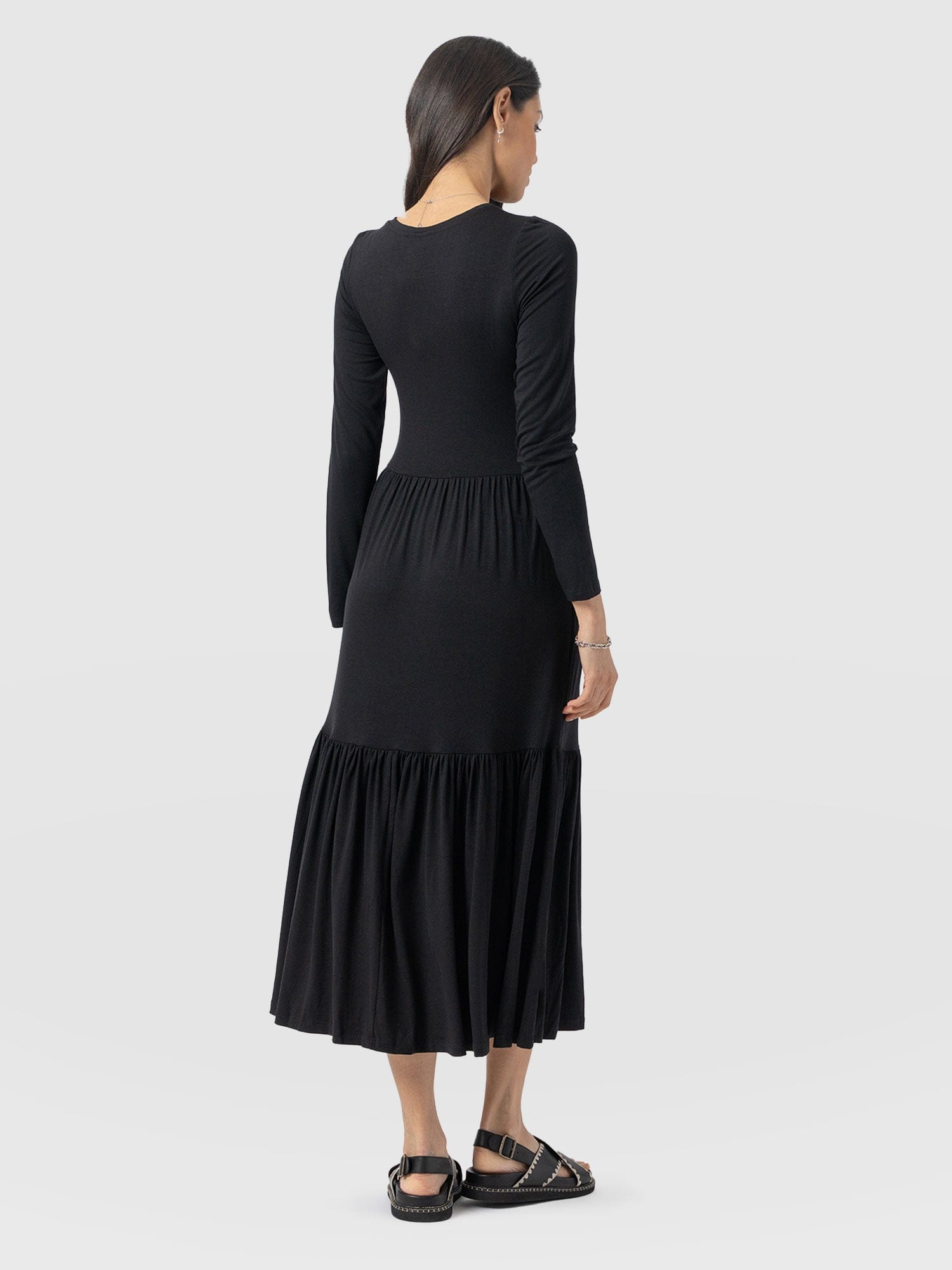 Greenwich Dress Black Sleeves - Women's Dresses | Saint + Sofia® EU