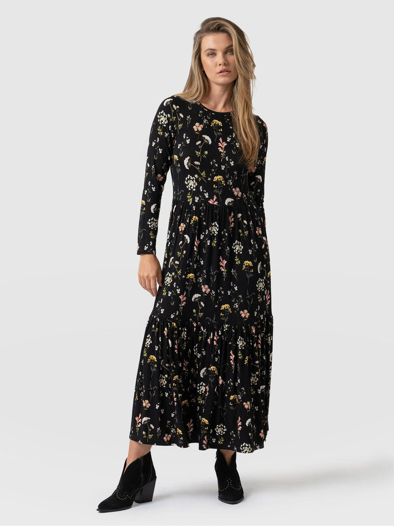 Greenwich Dress Long Sleeve Hyde Gardens - Women's Dresses | Saint + Sofia® EU